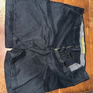 Lee Men's Black Flat Front Shorts